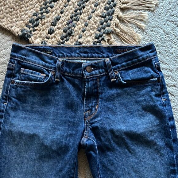 Citizens Of Humanity 28 Stretch Kelly #063 Low Waist Cropped Jeans USA Made - Picture 5 of 12